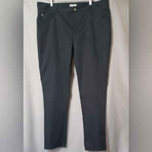 PETER MILLAR Men's Black Pants. Size 40/32